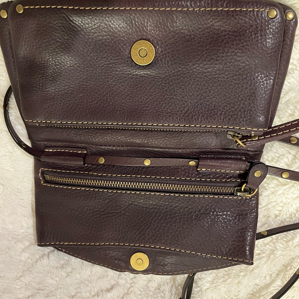 Frye Dark Brown Leather Crossbody Bag - Picture 4 of 14
